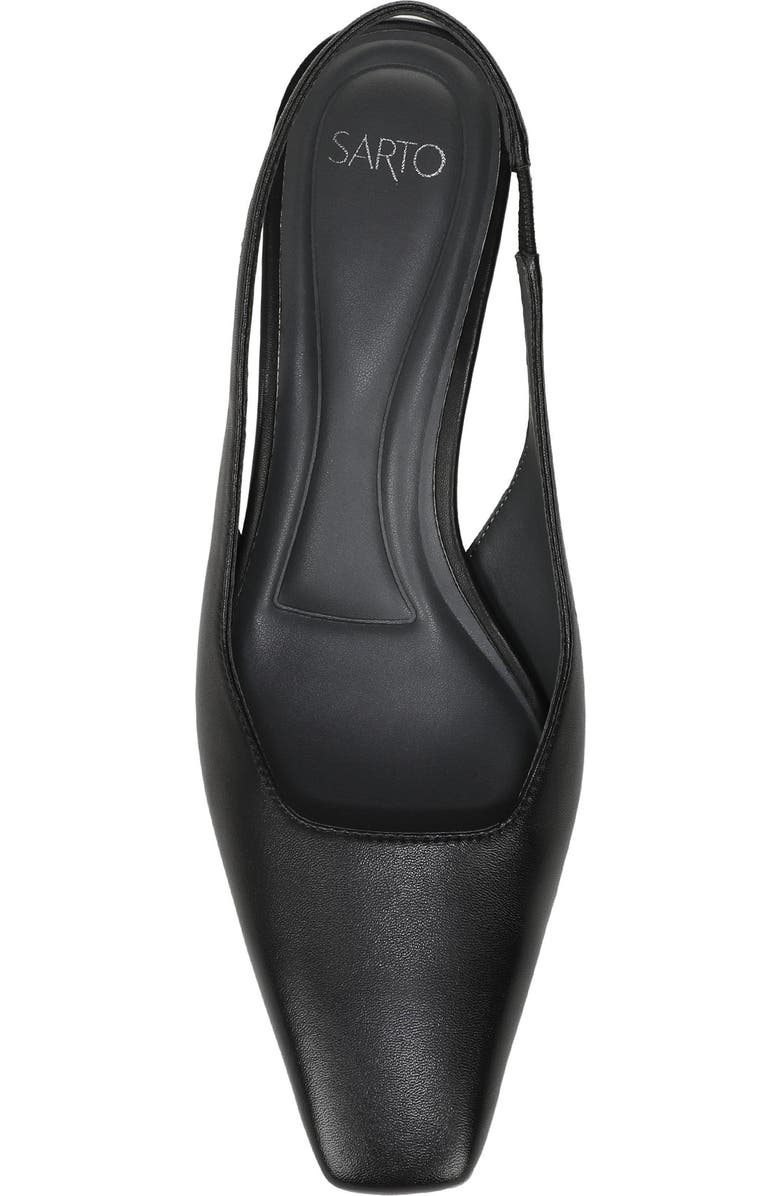 SARTO by Franco Sarto Raven Slingback Kitten Heel Pump, Alternate, color, Black