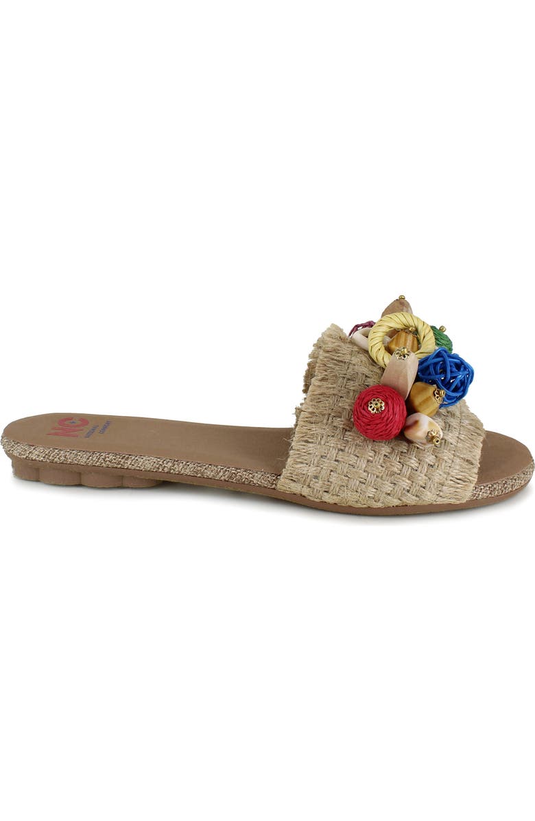 National Comfort Pamplona Slide Sandal, Alternate, color, Multi Fabric