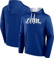 Logo Athletic Men's Logo Athletic Blue Tampa Bay Lightning Head Start Pullover Hoodie