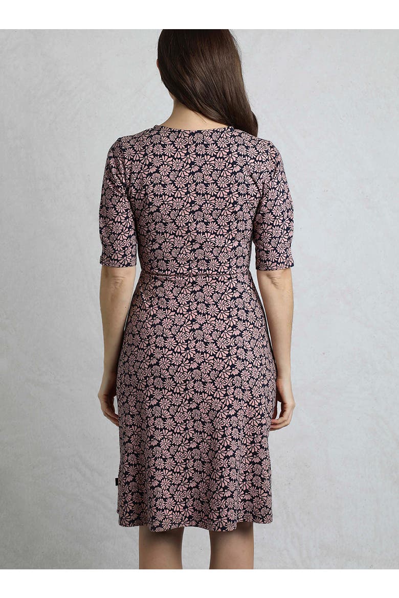 Cassandra Jersey Swing Dress, Alternate, color, Tea Rose