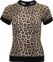 Lords of Harlech Leopard Womens Knit Sweater