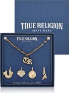 True Religion Interchangeable Charm Necklace Set