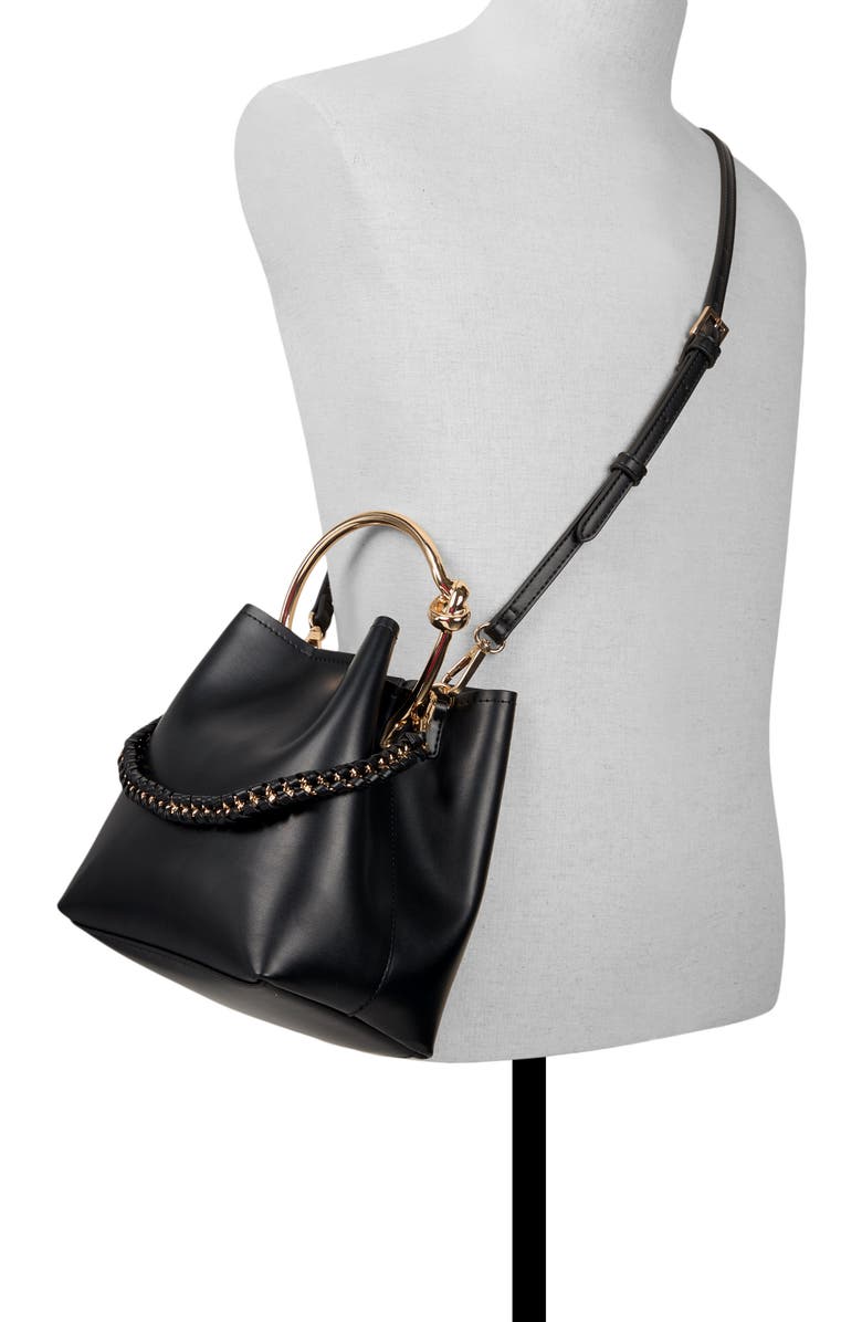 ALDO Bienkaax Faux Leather Bucket Bag, Alternate, color,