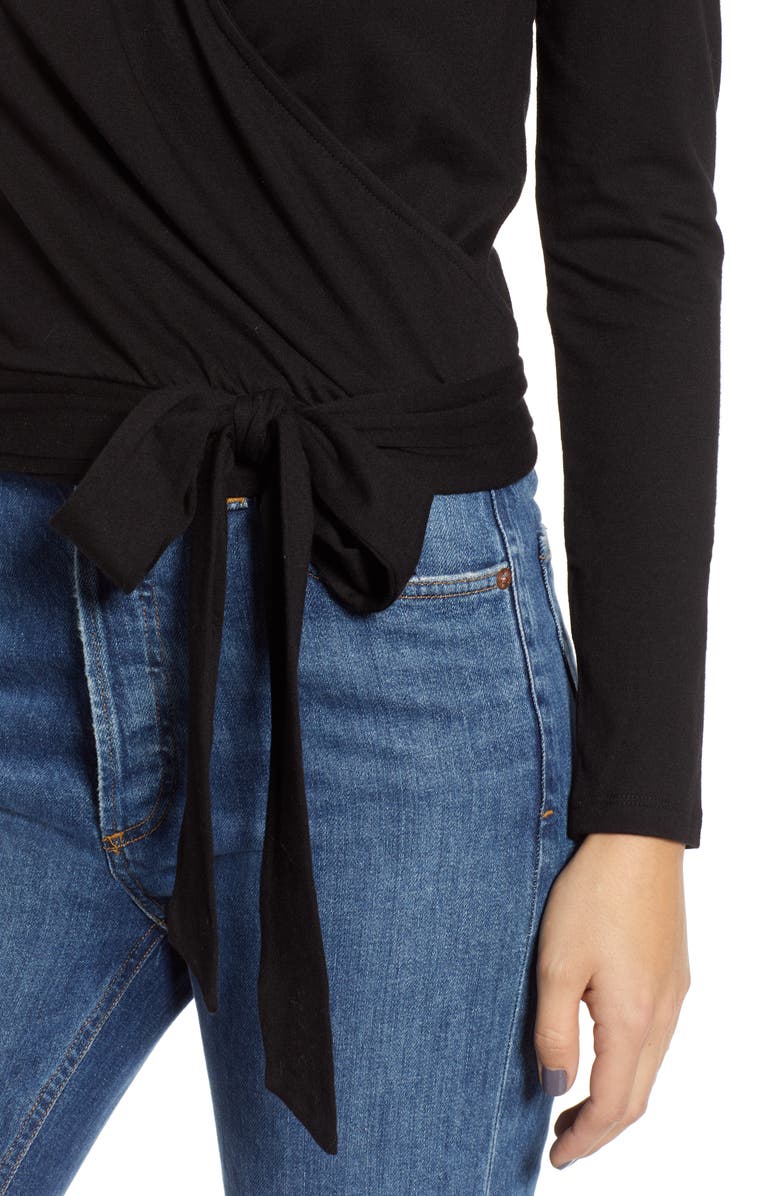 1901 Ballet Wrap Top, Alternate, color,
