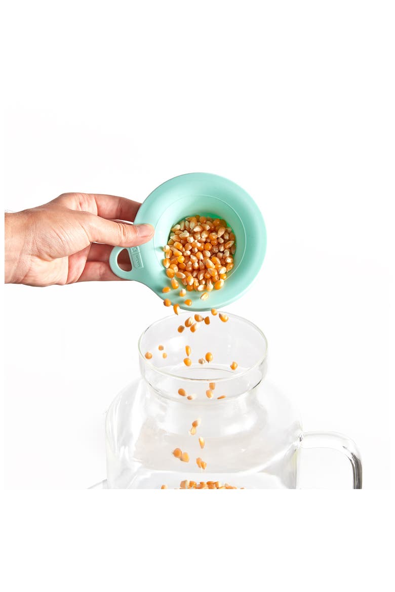 Microwave Popcorn Popper, Alternate, color, AQUA