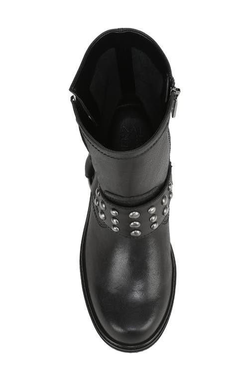Naturalizer Optimus Stud Moto Boot In Black
