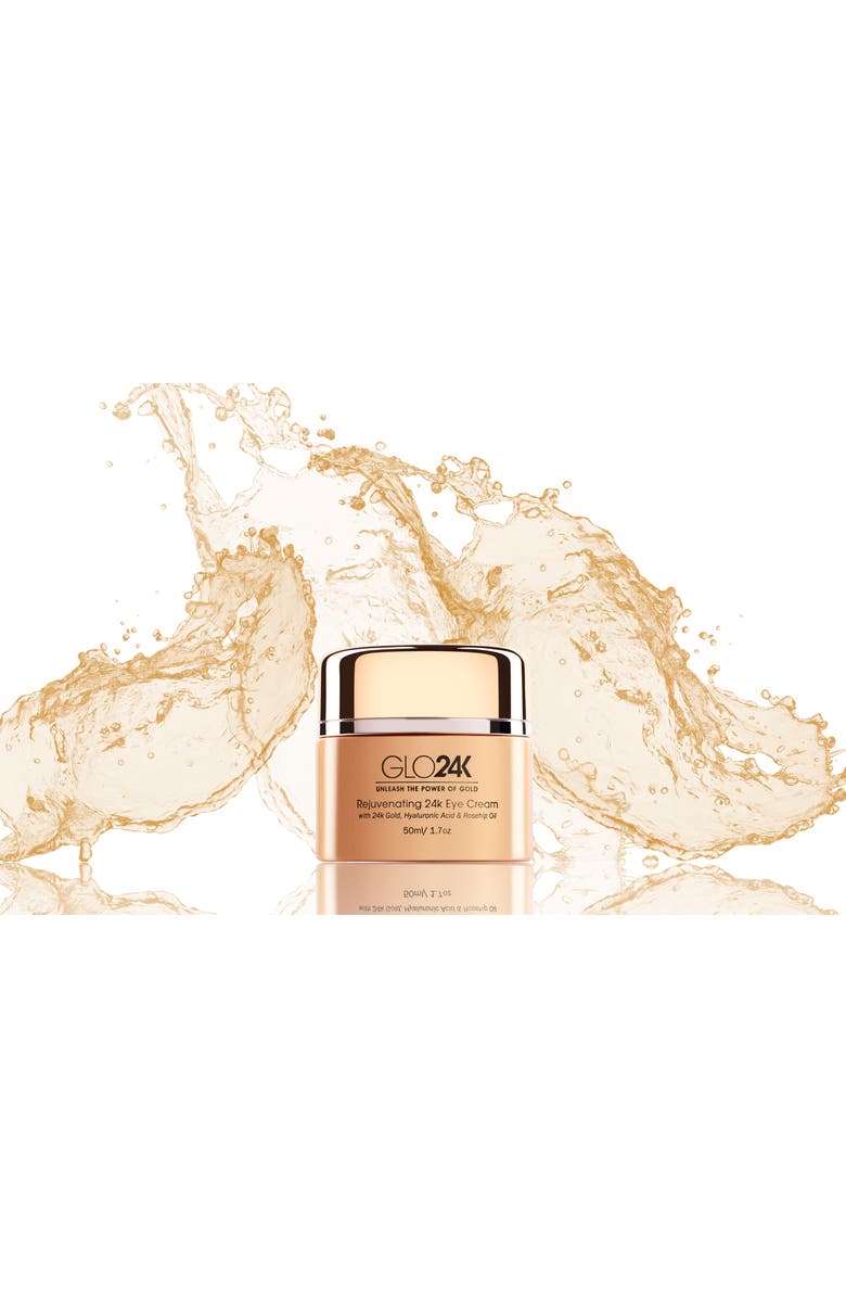 GLO24K UNLEASH THE POWER OF GOLD Rejuvenating 24k Eye Cream, Alternate, color, Na