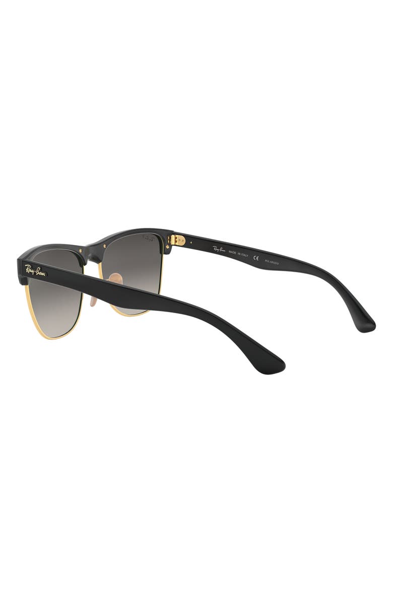 Ray-Ban Clubmaster Flash 57mm Polarized Sunglasses, Alternate, color,