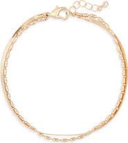 NORDSTROM RACK Double Chain Anklet