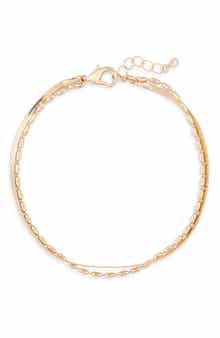 NORDSTROM RACK Double Chain Anklet