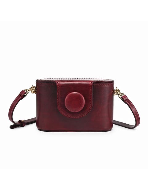 Begonia Genuine Leather Vintage Case Crossbody
