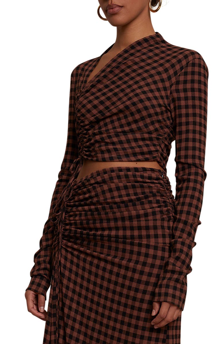 A.L.C. Oryn Ruched Crop Top, Alternate, color, 