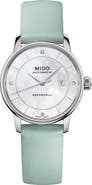 MIDO Baroncelli Signature Lady Colors Leather Strap Watch, 30mm