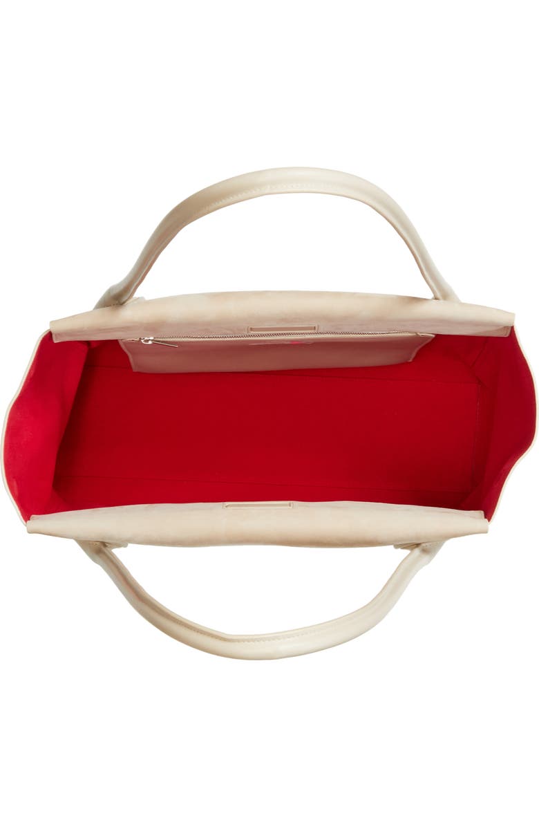 Christian Louboutin Large Nubuck Leather East/West Tote, Alternate, color, F702 Saharienne
