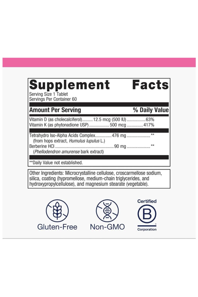 Ostera Bone Support Supplement for Postmenopausal Women 60 Tablets, Alternate, color, None