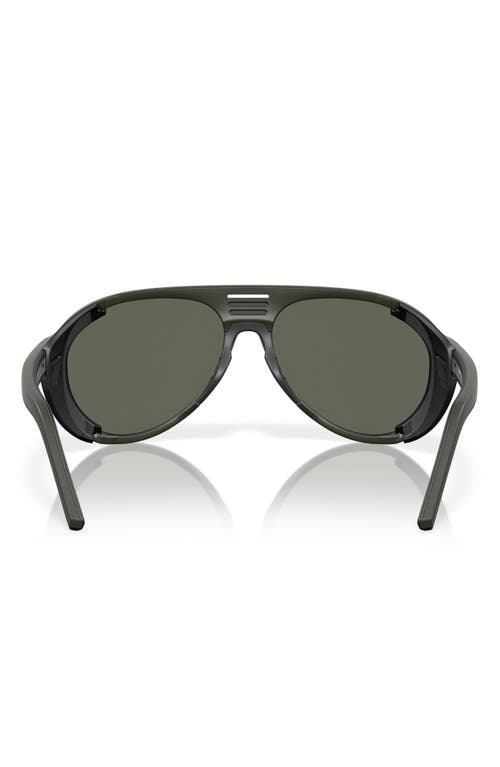 Costa Del Mar 59mm Polarized Pilot Sunglasses In Matte Olive/gray