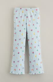 Tucker + Tate Kids' Rib Print Flare Leggings