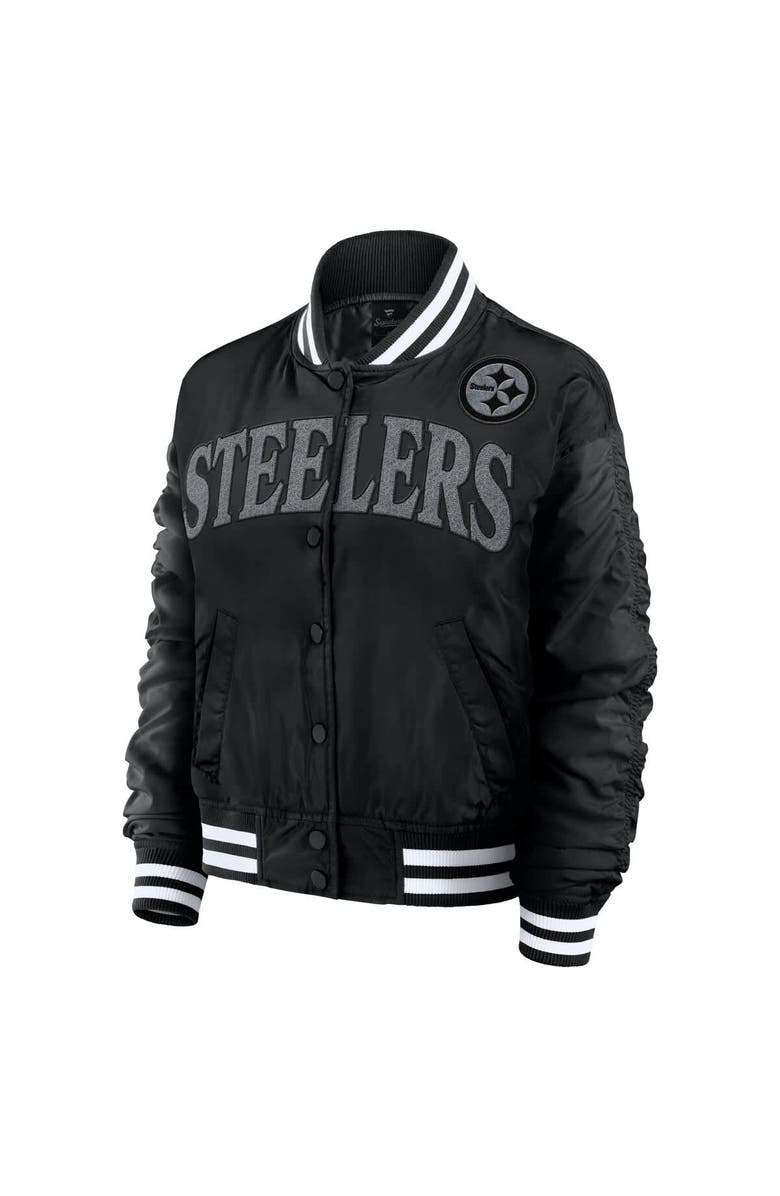 FANATICS Women's Fanatics  Black Pittsburgh Steelers Elements Wave Full-Snap Jacket, Alternate, color, Black