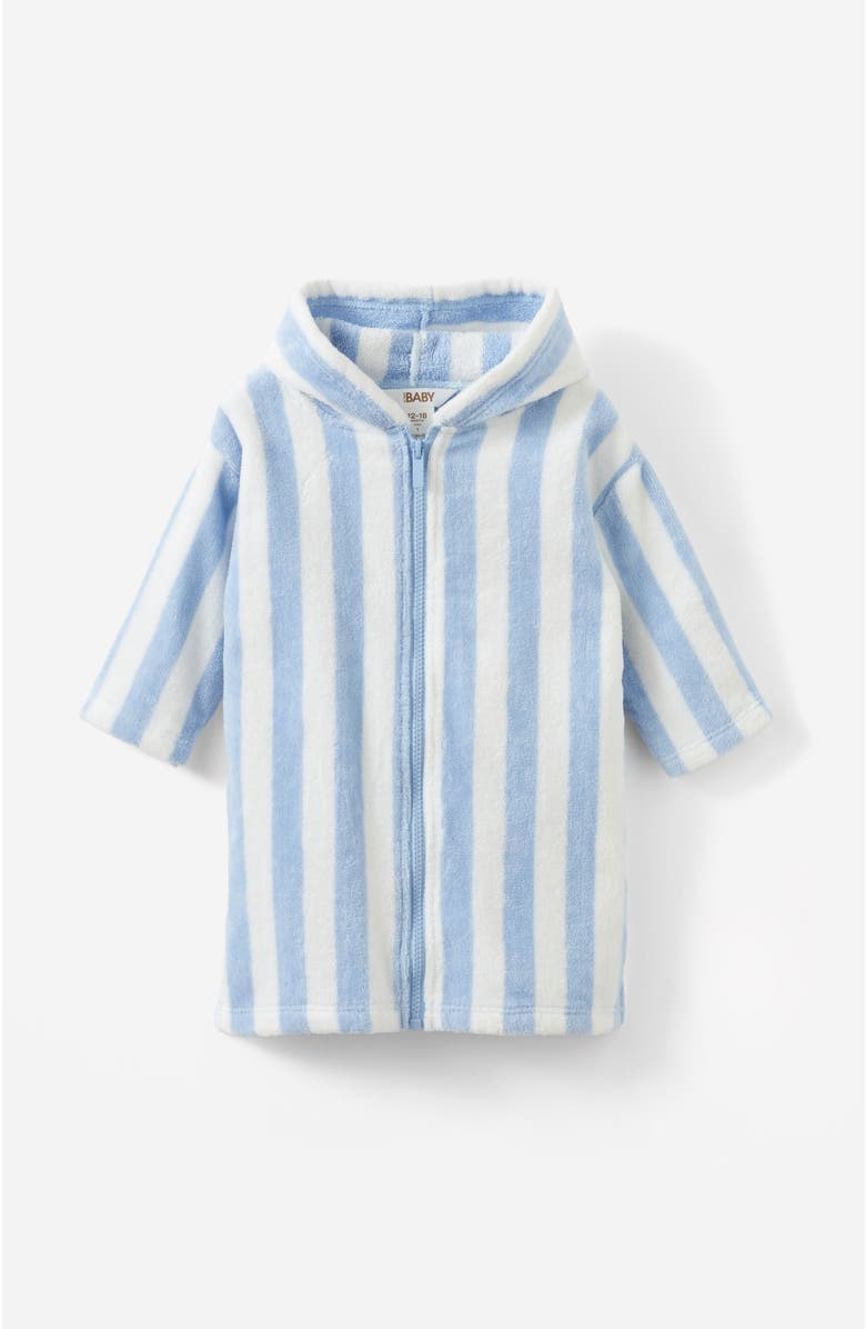 Cotton On Kids Kid's Baby Zip Through Hooded Towel, Main, color, 