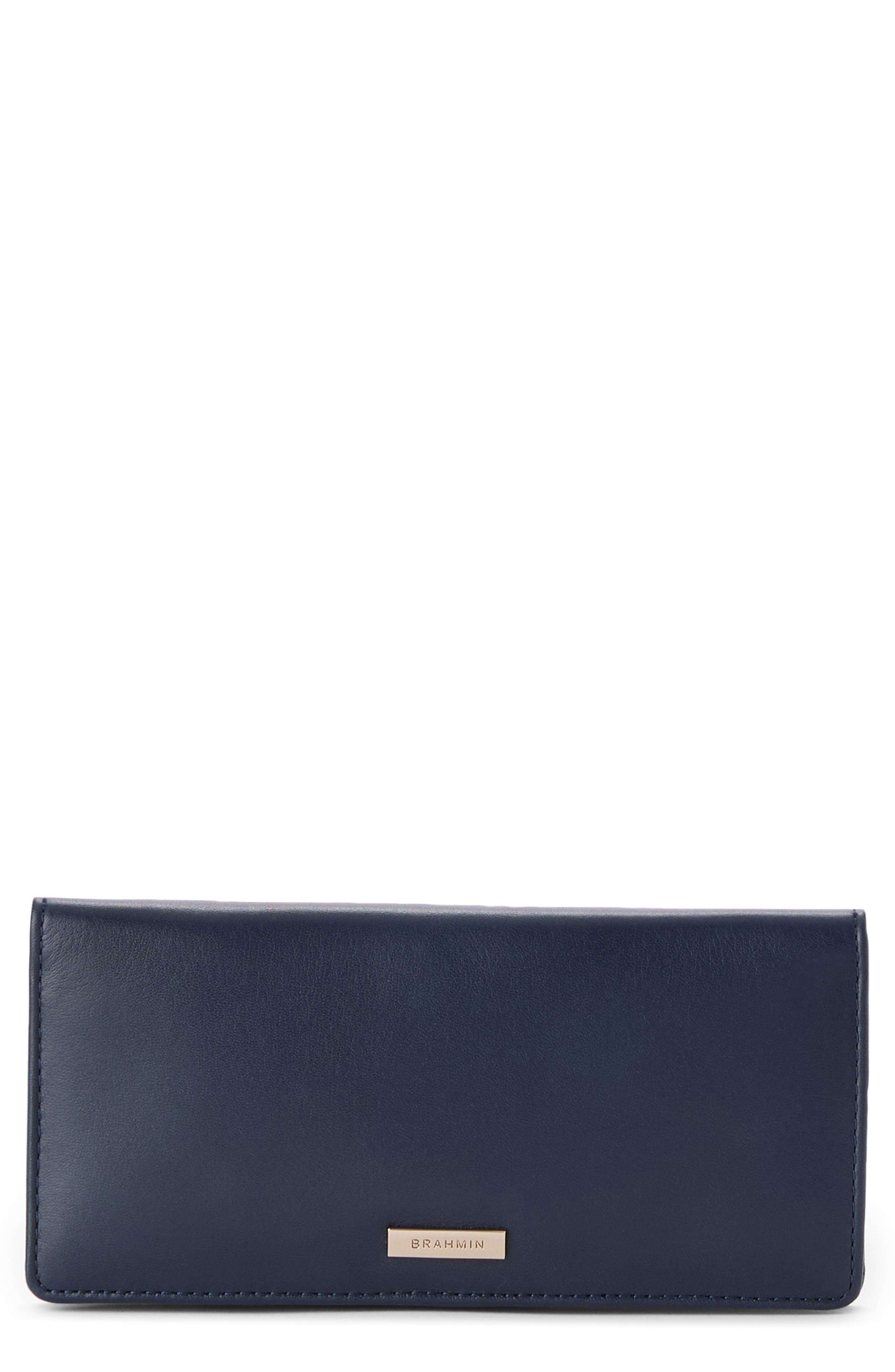 Brahmin Ady Croc Embossed Leather Wallet