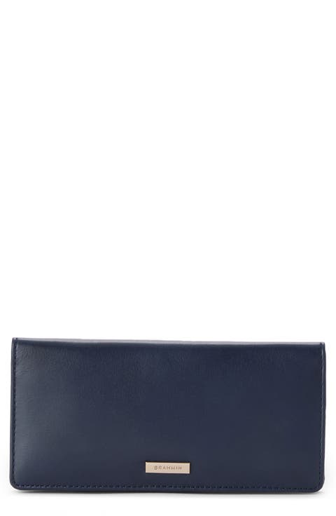Ady Croc Embossed Leather Wallet