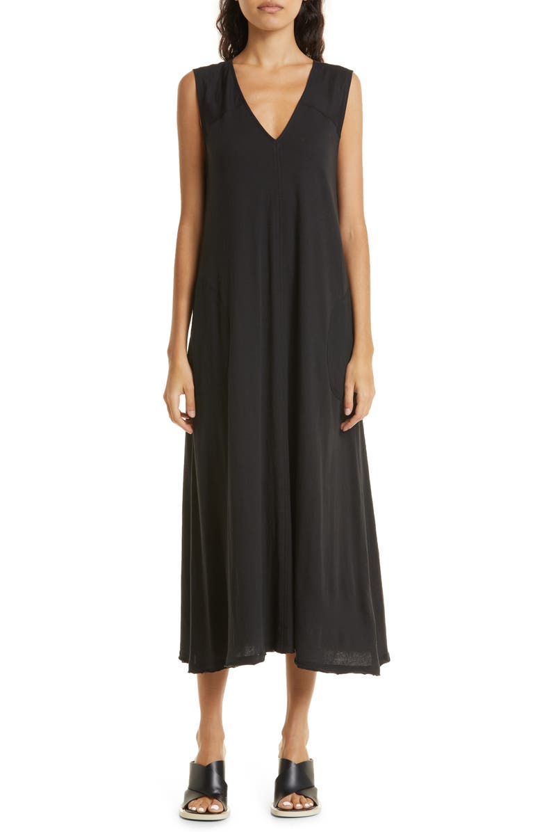 ATM Anthony Thomas Melillo V-Neck Cotton Tank Dress, Main, color, 