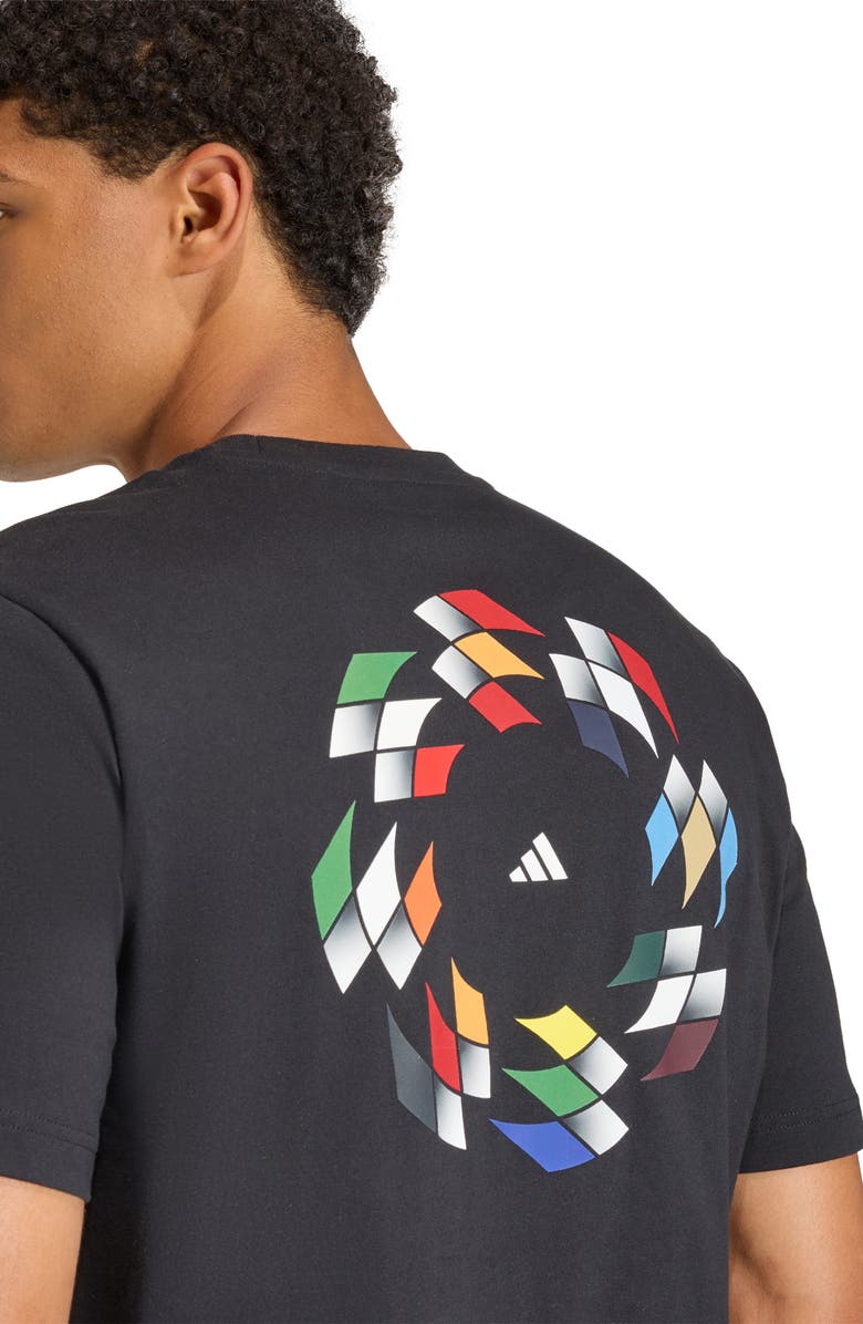 adidas House of Tiro Nations Graphic Tee, Alternate, color, Black