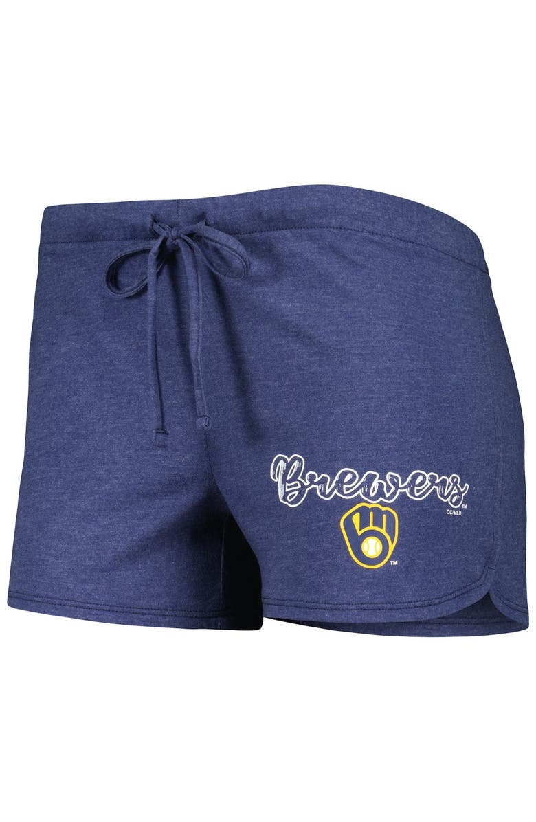 CONCEPTS SPORT Women's Concepts Sport Navy Milwaukee Brewers Billboard Racerback Tank & Shorts Sleep Set, Alternate, color, Navy