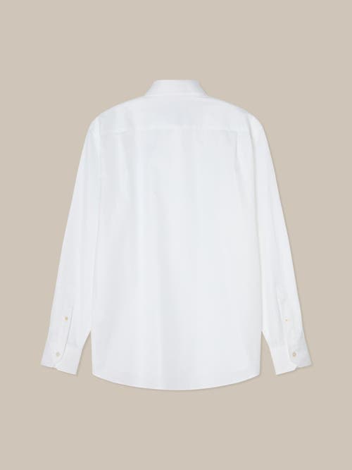 Robert Talbott Reynolds Twill Contemporary Fit Shirt In White