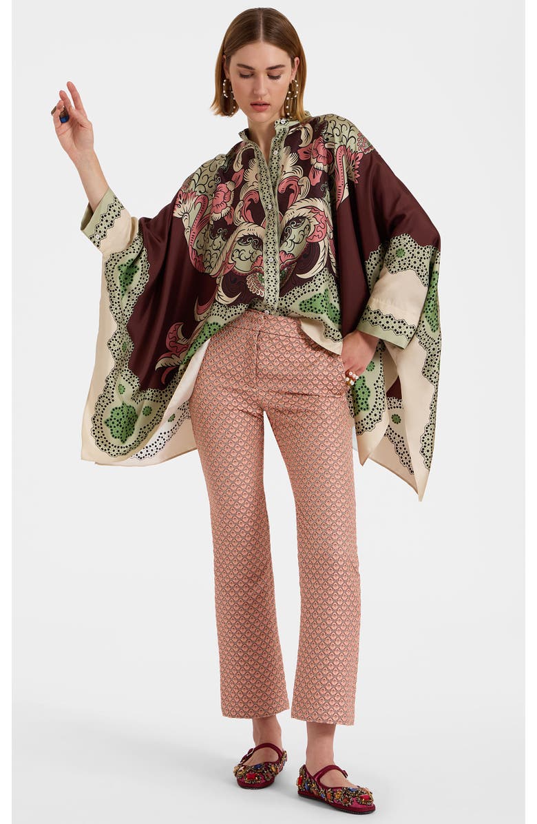 La DoubleJ Foulard Shirt Portal Placée Testa Di Moro, Main, color, Testa Di M