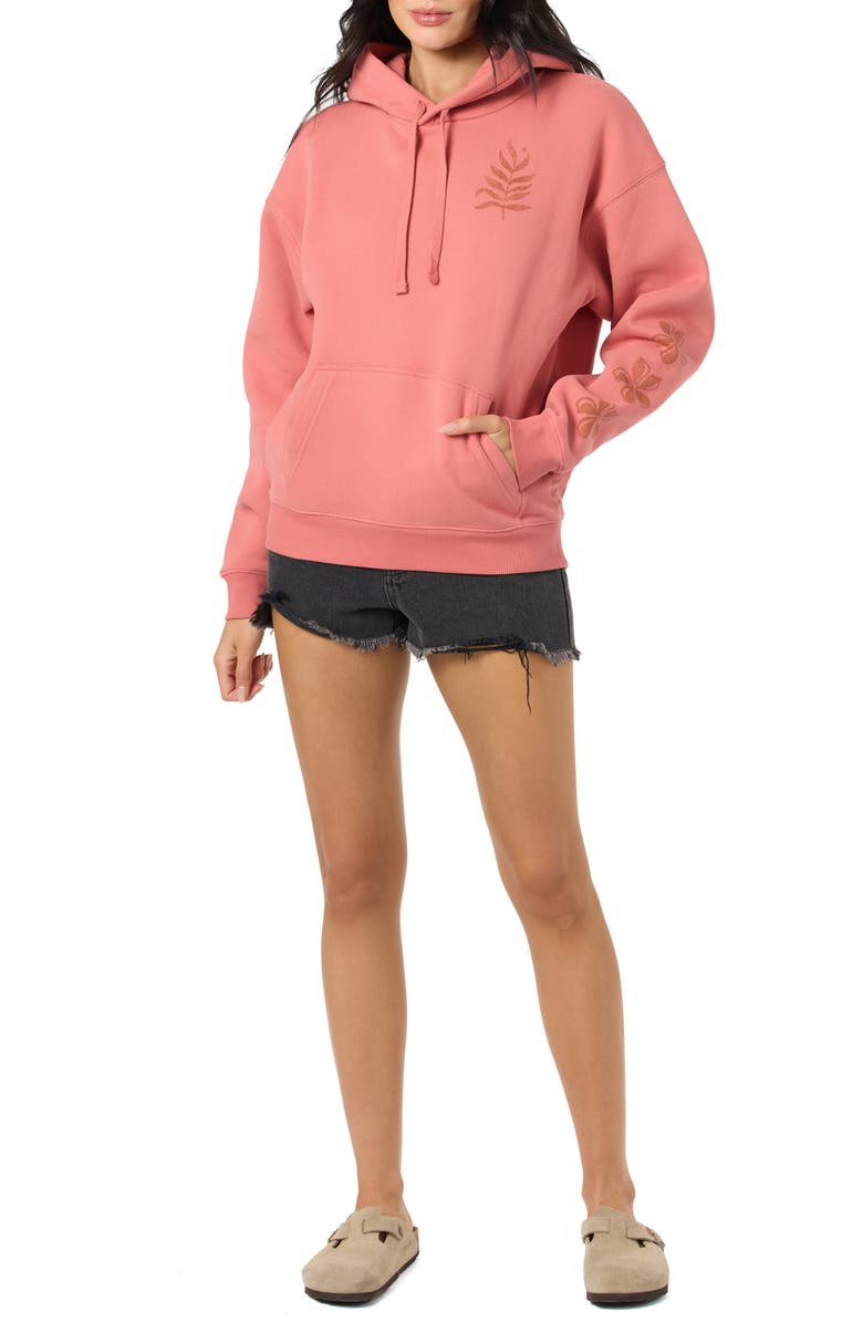 O'Neill Stamp Relaxed Hoodie, Alternate, color, Canyon Rose