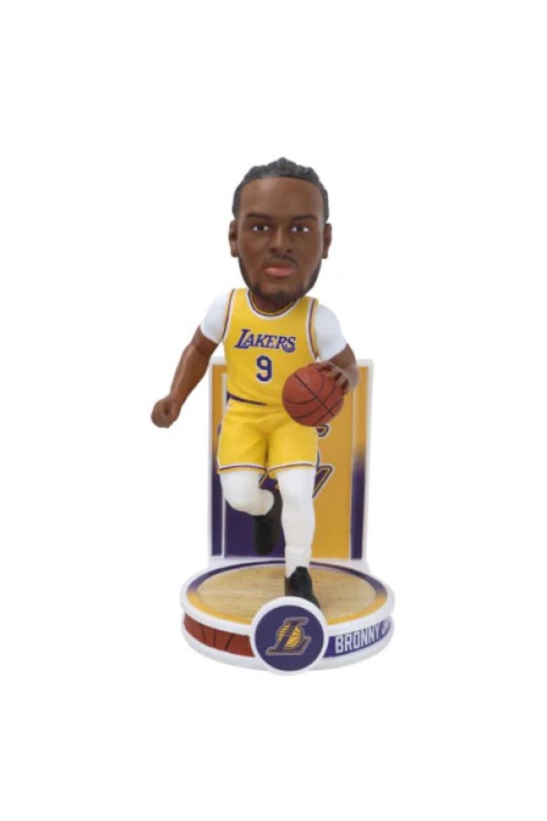 Bronny James (Los Angeles Lakers) Banner Series NBA Bobblehead, Main, color, Multi-Color