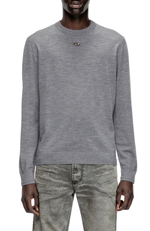 k-valiam Cutout Logo Wool Sweater