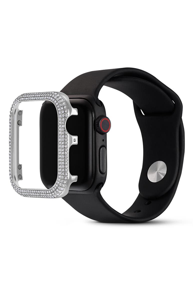 Pavé 40mm Apple Watch® Case Attachment, Alternate, color, SILVER
