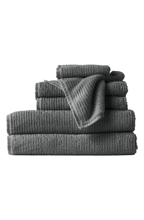 Temescal Organic Cotton Ribbed Bath Essentials