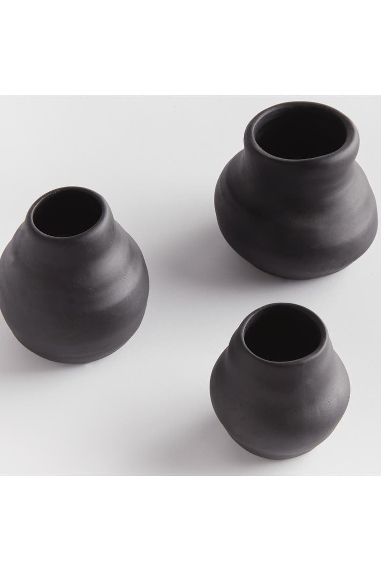 Tabitha Bud Vases Set of 3, Alternate, color, Black