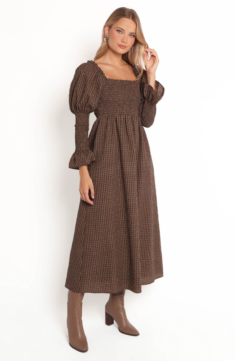 Petal & Pup Cyrena Long Sleeve Fit & Flare Maxi Dress, Alternate, color,