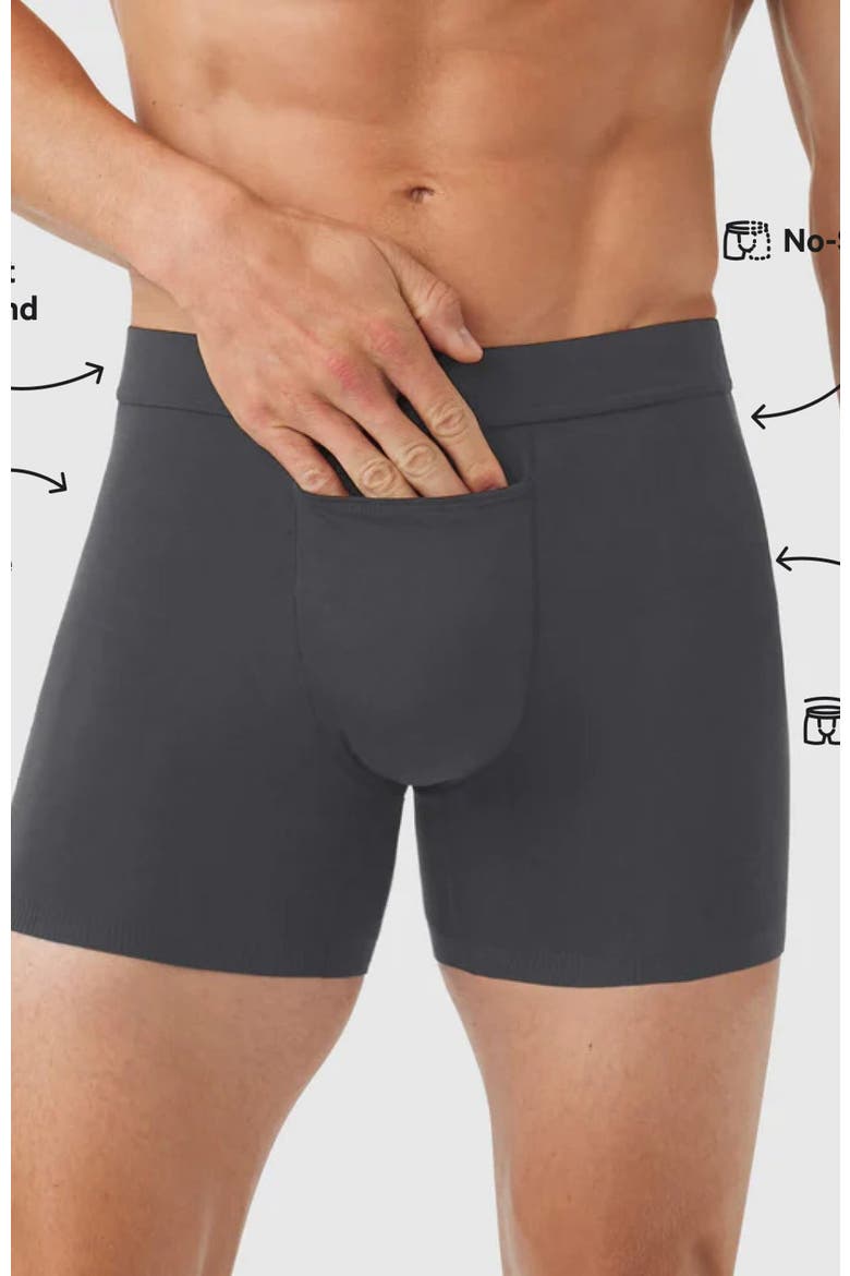 Jetsetter Boxer Brief, Alternate, color, Charcoal Gray