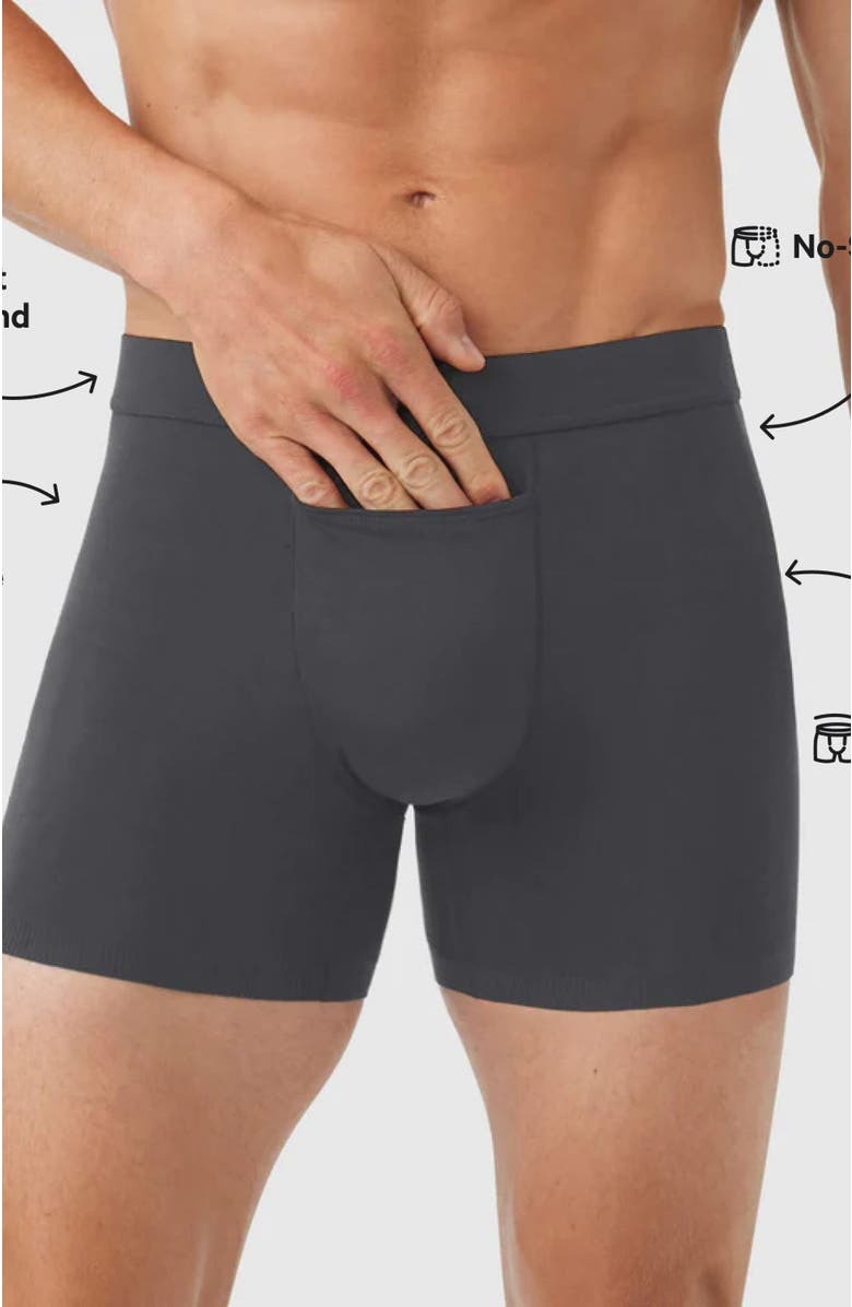 Jack Archer Jetsetter Boxer Brief, Alternate, color, Space Black