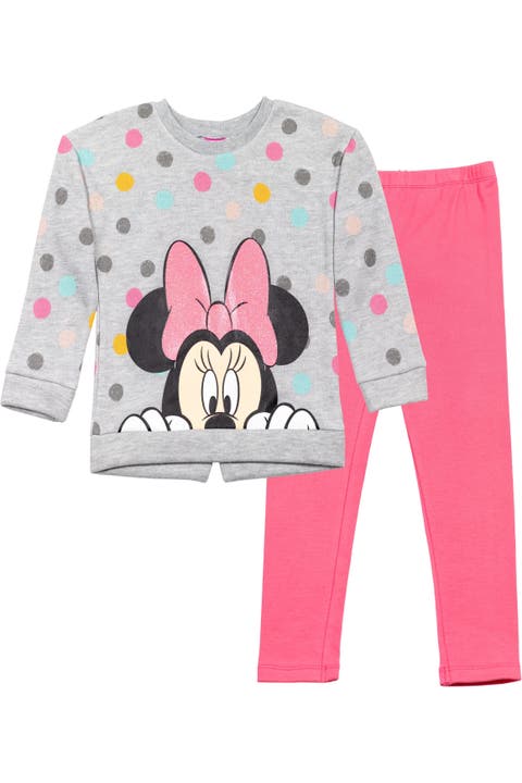 Minnie Mouse Fleece Sweatshirt and Tulle Leggings Set