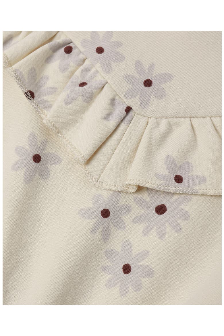 Kids' Ruffle Fleece Sweatshirt, Alternate, color, NATURAL