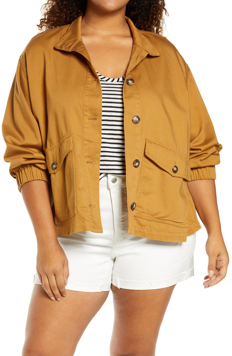 Madewell Bayview Balloon Sleeve Jacket, Main, color,