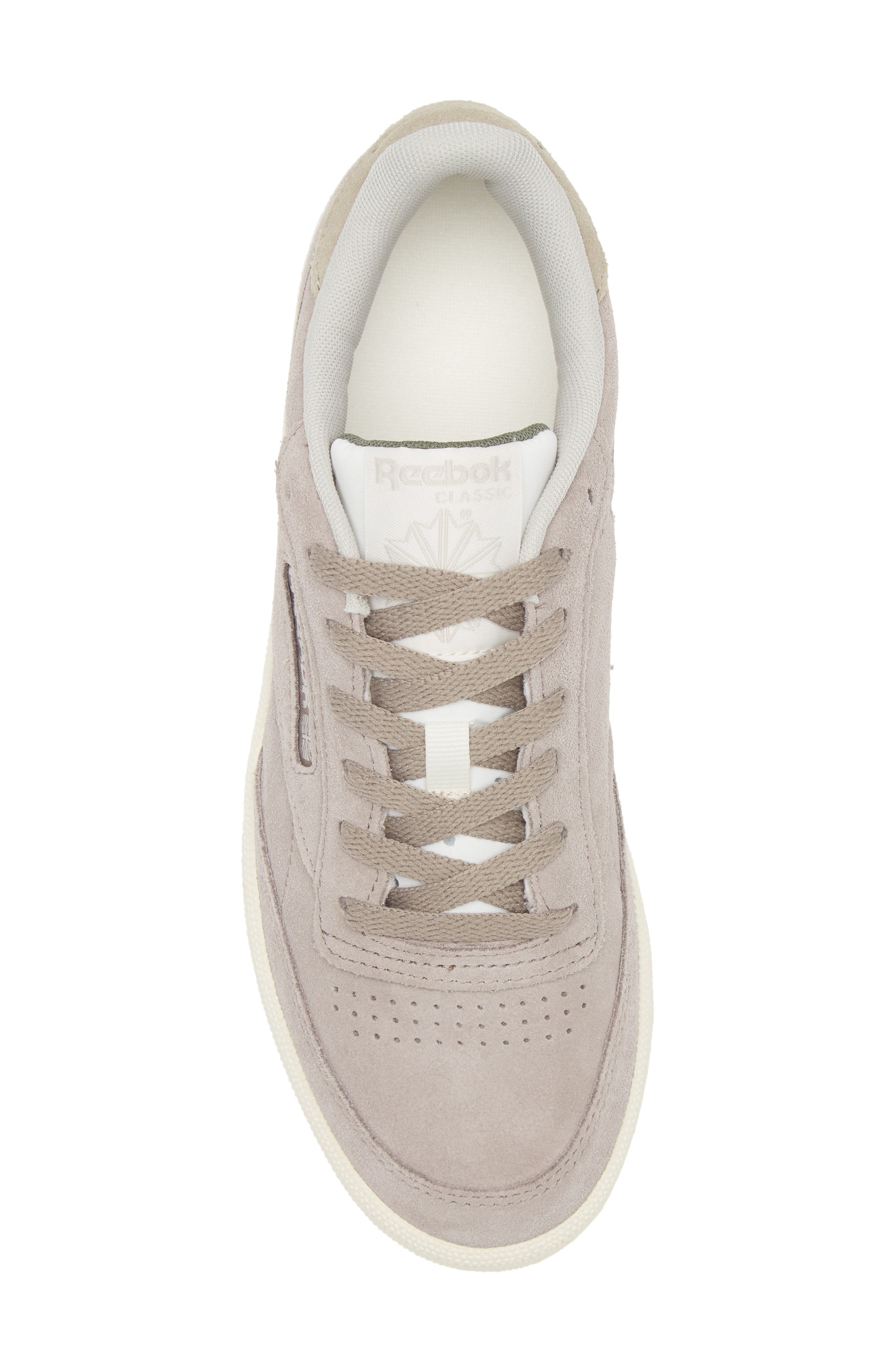 Club C 85 Sneaker, Alternate, color, GRITTY GREY/ BEIGE/ GREEN