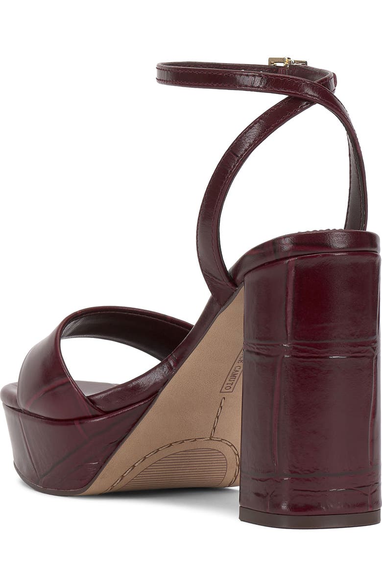 Vince Camuto Pendry Ankle Strap Platform Sandal, Alternate, color, Plum