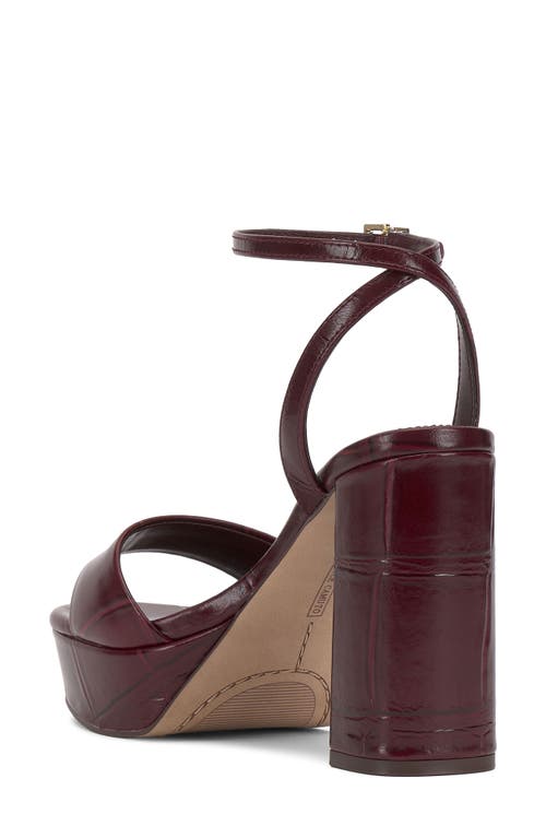 Vince Camuto Pendry Ankle Strap Platform Sandal In Purple