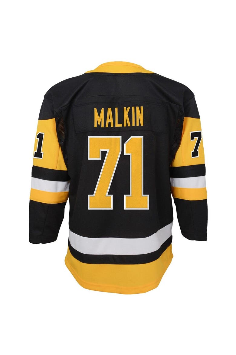 Youth Evgeni Malkin Black Pittsburgh Penguins Home Premier Player Jersey, Alternate, color, Black