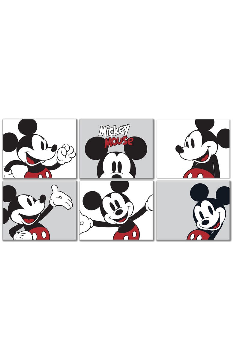 Lambs & Ivy Disney Baby Mickey Mouse Unframed Nursery/Child Wall Art, Alternate, color, Multicolor