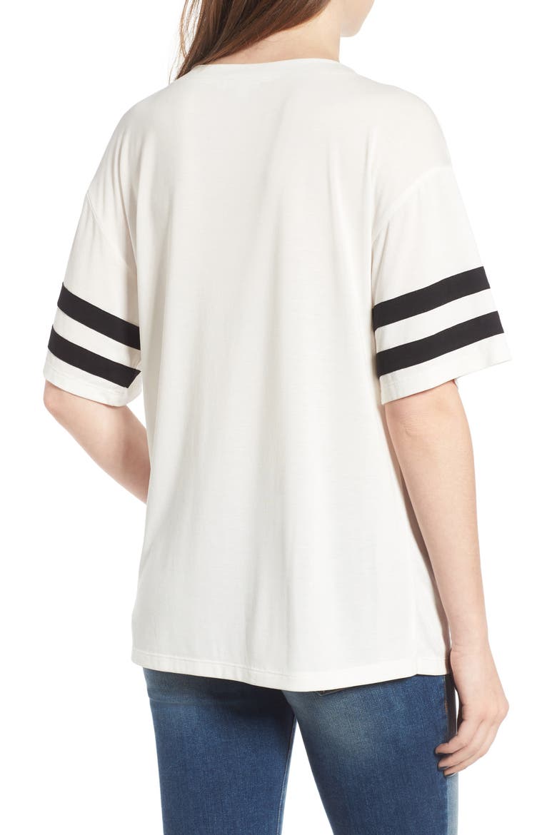 Varsity Tee, Alternate, color, WHITE BLACK