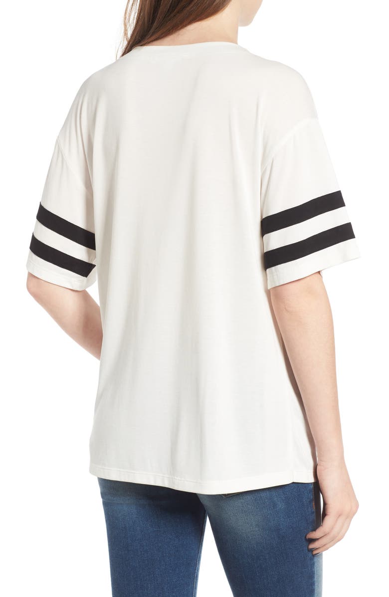 Socialite Varsity Tee, Alternate, color, 