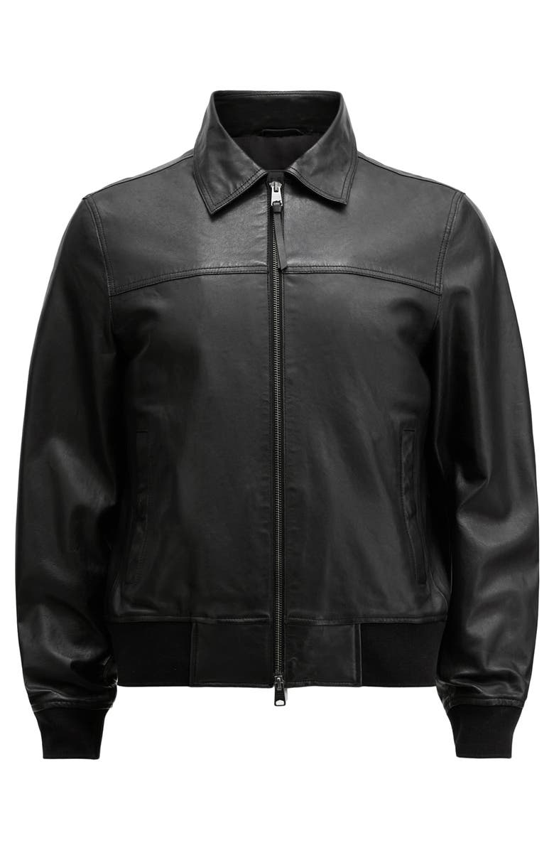 AllSaints Gen Leather Jacket, Alternate, color, 